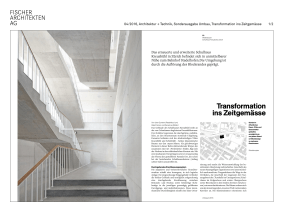Transformation ins Zeitgemässe - Fischer Architekten AG Zürich