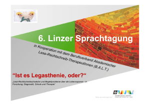 Linz LST Symposium Diagnostik 2012 - LRS