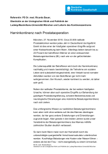 PD Dr. med. Ricarda Bauer - Deutsche Kontinenz Gesellschaft