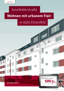 Senefelderstraße Wohnen mit urbanem Flair in Köln