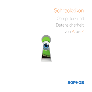 Sophos Kostenloses Schreckxikon