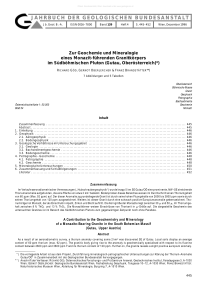 jahrbuch der geologischen bundesanstalt