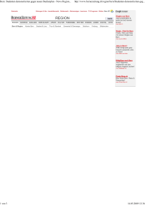 Bern: Studenten demonstrier... - VSS-UNES-USU