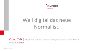 Cloud Talk | Integration der Multi-Cloud-Services in das