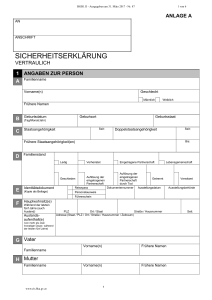Sicherheitserkl&auml;rung Vertraulich Anlage A-05 2017 (pdf 855