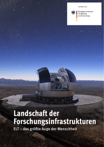 Landschaft der Forschungsinfrastrukturen - FIS
