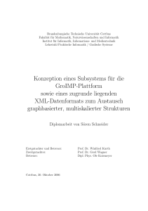 Konzeption eines Subsystems f&uuml;r die GroIMP