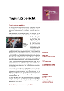 Tagungsbericht - Ruhr