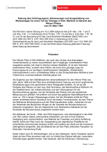 Werbesatzung Wiener Platz vom 25. M&auml;rz 1994