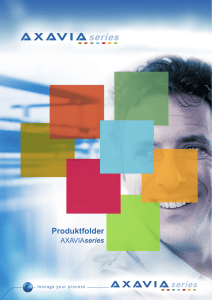 Produktfolder - AXAVIA Software GmbH