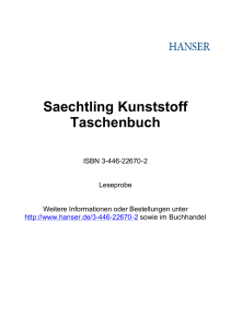 Saechtling Kunststoff Taschenbuch