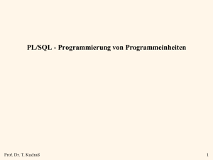 PL/SQL-Befehl