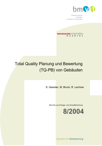 Endbericht - Nachhaltig Wirtschaften