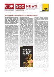 Die Gesellschaft der konformistischen Individualisten