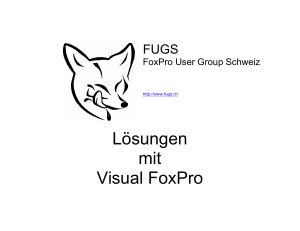 Applikationsliste FoxPro Schweiz - dFPUG