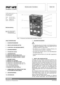 13621.00 Elektrometer-Verstärker