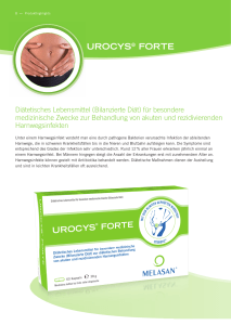 Patienteninformation Urocys® Forte