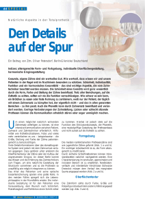 Den Details auf der Spur - Dentallabor Christian Rothe