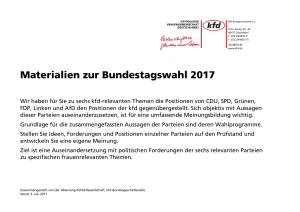 Materialien zur Bundestagswahl 2017