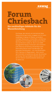 Forum Chriesbach: Ein nachhaltiges Gebäude für die