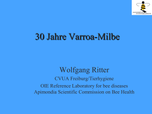 30 Jahre Varroa-Milbe