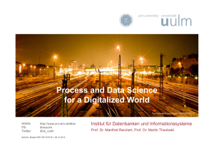 Process and Data Science for a Digitalized World