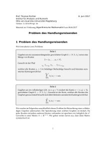 Problem des Handlungsreisenden 1 Problem des