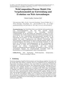 WebComposition Process Model: Ein