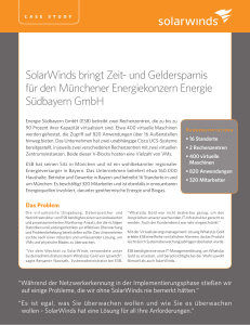 und Geldersparnis für den Münchener Energiekonzern Energie