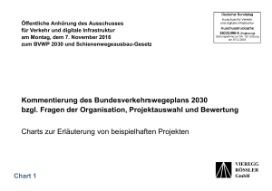 Kommentierung des Bundesverkehrswegeplans 2030 bzgl. Fragen