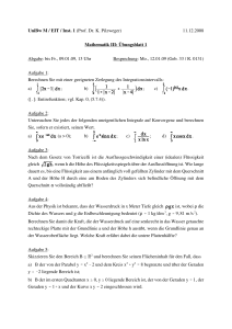 (Prof. Dr. K. Pilzweger) 11.12.2008 Mathematik III