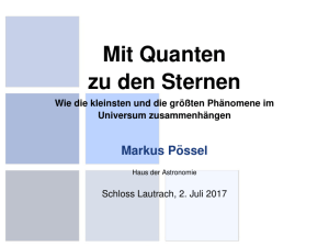 Mit Quanten zu den Sternen - Heisenberg