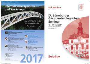 IX. Lüneburger Gastroenterologisches Seminar