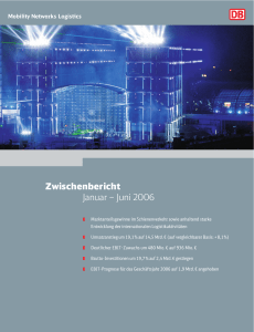 Zwischenbericht Janur - Juni 2006