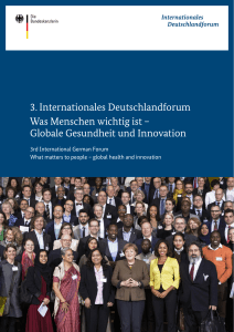 Globale Gesundheit und Innovation