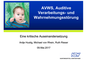 AVWS SPZ-Fortbildung Mai 2017