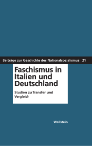 Beiträge zur Geschichte des Nationalsozialismus 21 Faschismus in
