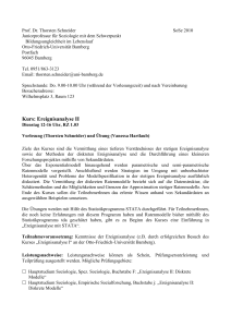 Exercise 1 - Universit&auml;t Bamberg