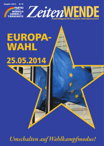 europa- wahl - Zeitenwende online
