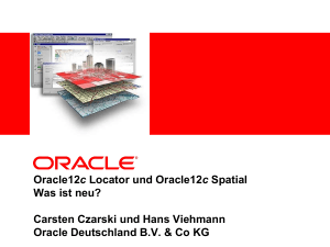 Oracle Locator, Spatial und Oracle MapViewer: Ein Überblick