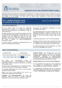 US Leaders Equity Fund - EII Capital Management, Inc.