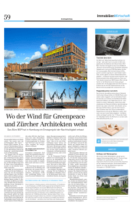Wo der Wind für Greenpeace und Zürcher Architekten weht