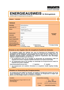 ENERGIEAUSWEIS für Wohngebäude - IVM