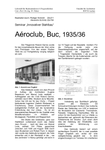 Aéroclub, Buc, 1935/36
