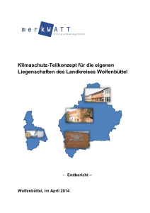 Klimaschutz-Teilkonzept f&uuml;r die eigenen