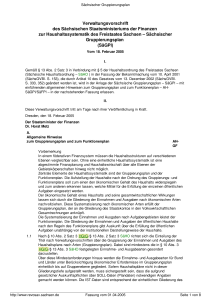 Verwaltungsvorschrift des Sächsischen - REVOSax