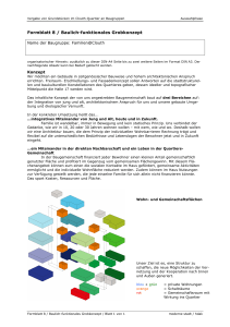 Formblatt 8 / Baulich-funktionales Grobkonzept