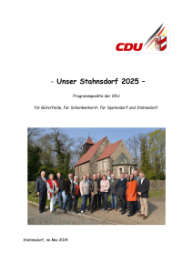 Unser Stahnsdorf 2025