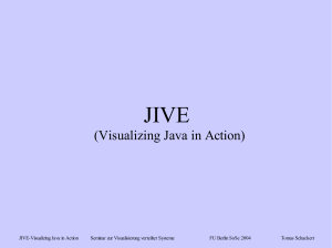 JIVE (Visualizing Java in Action)