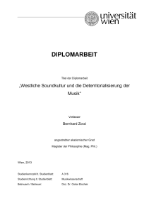 diplomarbeit - E-Theses